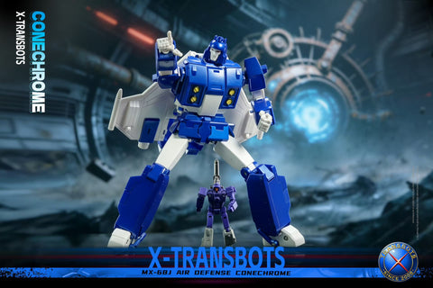 XTransbots MX-68J MX68J MX-LXVIII J Conechrome & Firehole (Slugslinger & Caliburst) X-Transbot 22cm / 8.7"
