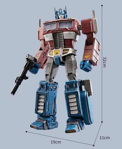 4th Party WJ WEISHUANG MPP10 MPP-10 Commander ( W8019E Oversized MP10 Optimus Prime) Battle Damaged Version 32cm / 12.6"