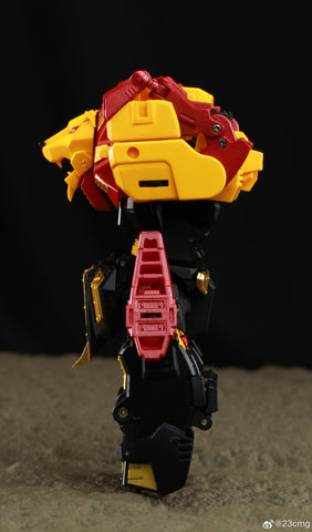 4th Party No Brand NB TV01  TV-01 Deformation Lion (Razorclaw, Predaking Combiner) 13.5cm / 5.3"