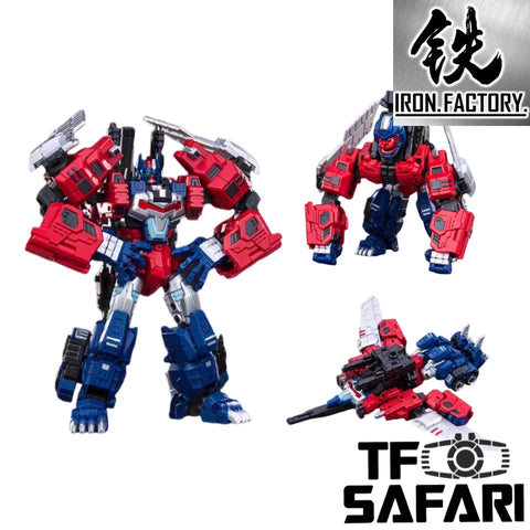 【Incoming】Iron Factory IF EX-43R EX43R Primal Commander Scarlet (Optimus Primal) Beast War BW IronFactory 12cm / 4.5"