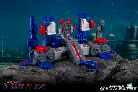 【Pre-Order】Dr.Wu & Mechanic Studio Extreme Warfare DWE56M DW-E56M Giant Claw ( Scorponok / Black Zarak ) Blue / Shattered Glass Version Dr Wu 10cm / 4"