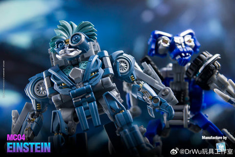 Dr.Wu & Mechanic Studio Movie Collector MC04 MC-04 Einstein ( Brains Legends Class fit to SS series) Dr Wu  8cm / 3.15"