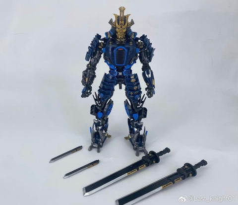 Last Knight LK-01  LK01 Elegant (Bayverse Drift）Non-Transformable Blue Version 22cm / 8.7"