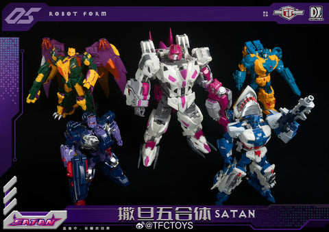 TFC Toys S-05 S05 Jakiro of Satan Combiner ( Hun-Grrr of Abominus)