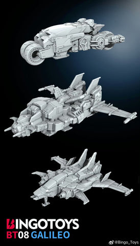 【Pre-Order】Bingo Toys BingoToys BT08-02 BT-0802 BT0802 Newton Galileo Combiner (IDW Afterburner Technobots Computron) 25cm / 9.8"