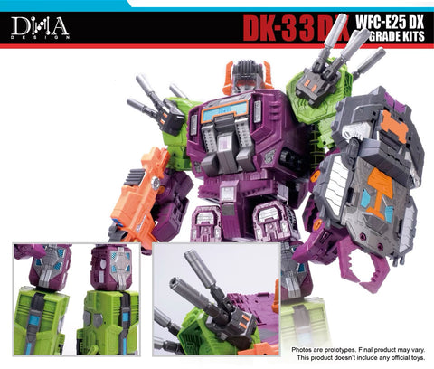 DNA Design DK-33DX DK33DX for WFC-E25 DX (Earthrise Titan Scorponok) Upgrade Kits