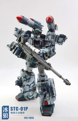 TFC Toys STC-01P  STC01P ST Supreme Tactical Commander Rolling Thunder (Optimus Prime) Winter version 29cm / 11.5"