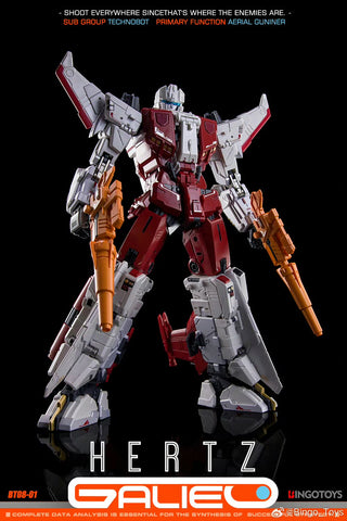 【Pre-Order】Bingo Toys BingoToys BT08-01 BT-0801 BT0801 Hertz Galileo Combiner (IDW Strafe / Technobots Computron) 25cm / 9.8"