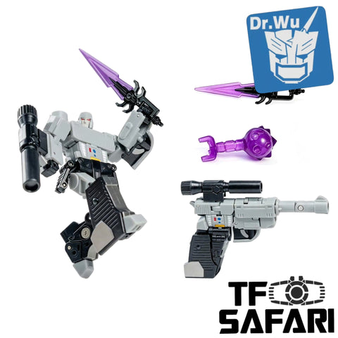 Dr.Wu & Mechanic Studio Extreme Warfare DW-E36 Menace King (Megatron) Original Grey Leg Version 4.5cm