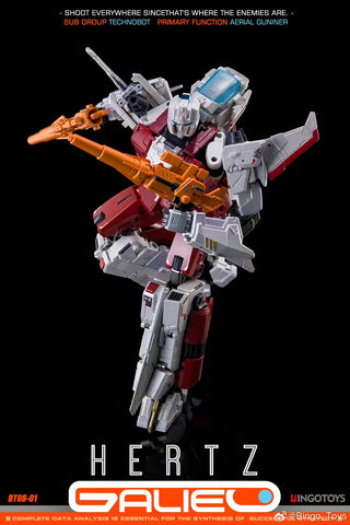 【Pre-Order】Bingo Toys BingoToys BT08-01 BT-0801 BT0801 Hertz Galileo Combiner (IDW Strafe / Technobots Computron) 25cm / 9.8"