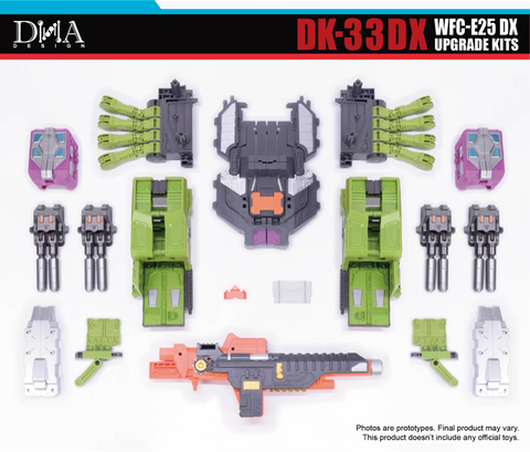 DNA Design DK-33DX DK33DX for WFC-E25 DX (Earthrise Titan Scorponok) Upgrade Kits