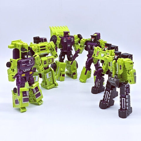 【Loose Pack】4th Party Xingjiang ST10 ST-10 6 in 1 Set KO DX9 Hulkie ( Devastator Combiner ) 29cm / 11.5"