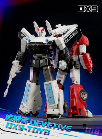 【Pre-Order】DX9 Toys D18 D-18 Devetive (Prowl G1 MP 2.0) 18cm / 7"