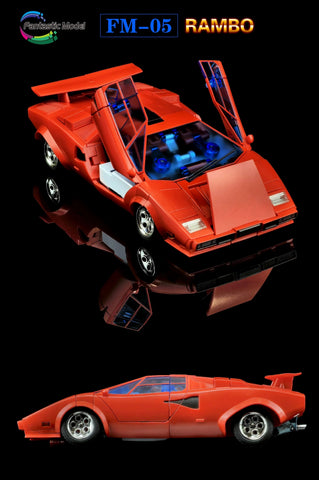 Fantastic Model Fanstoys FM05 FM-05 Rambo ( Fans Toys G1 Sideswipe) 21cm / 8.3"