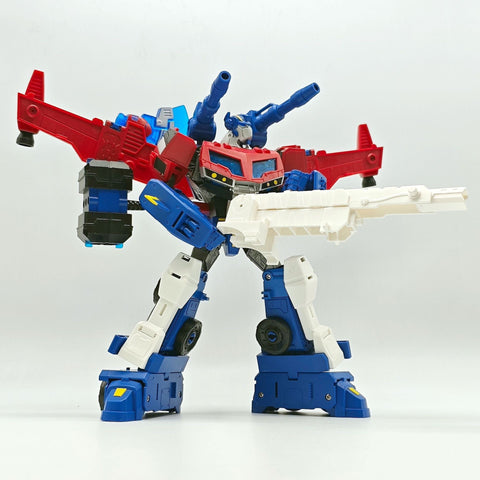 4th party BW BAIWEI TW1036 TW-1036 Maintainence Project Team Leader ( Modified KO 08 Animated Voyager Optimus Prime / DNA Accessories) 18cm / 7"