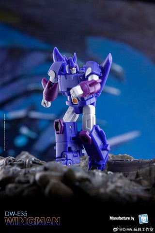 【Pre-Order】Dr.Wu & Mechanic Studio Extreme Warfare DW-E35 Wingman (Cyclonus) / DW-E34 Wasp (Bumblebee)  2 in 1 set 4.5cm (Copy)