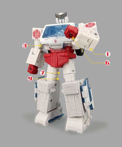 thumbnail image 2 of 3D DIY Resin Filler Parts Upgrade Kit For Studio Series SS86 Brawn - Go Better 2 of 6