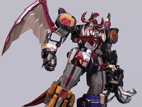 4th Party Explosion Model (Zhalie Model) ZL01 ZL-01 KO Flame Toys Mighty Morphin Power Rangers Dino Megazord 25cm