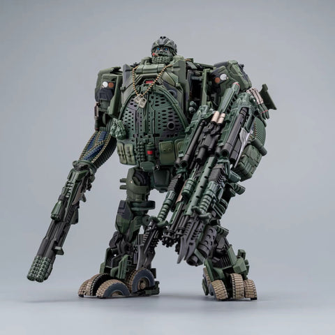 4th Party No Brand NB WJ Weijiang M02 M-02 Robot Force (Oversized Bayverse Hound, Black Apple Alloy Modified version) Wei Jiang 23cm / 9"
