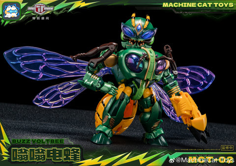 【Pre-Order】Machinecat-Toys Machine Cat Toys (JiGuangMao Toy JGM) MCT-02 MCT02 Buzz Voltbee (BW Waspinator)