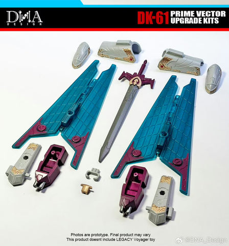 DNA Design DK-61 DK61 Upgrade Kits for Legacy United Cybertron Universe Prime Vector