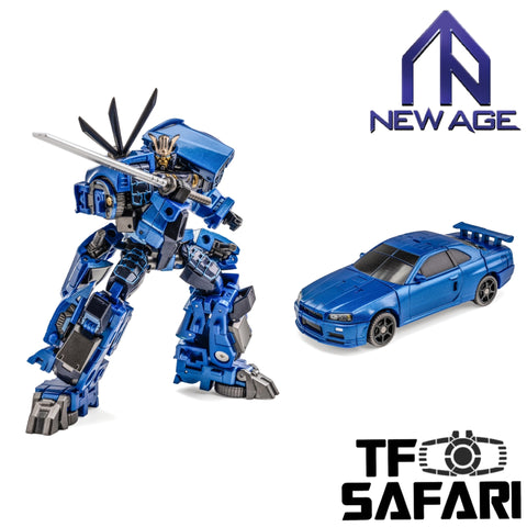 【Pre-Order】NA NewAge S-02D S02D S2D Seibei (IDW / Bayverse Blue Drift )New Age 15-17cm