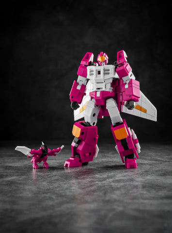 【Pre-Order】Iron Factory IF EX-66 EX66 IDW Blade of Halphas, Vineakaiser (Guyhawk, Breastforce Liokaiser Combiner) 10cm / 4"