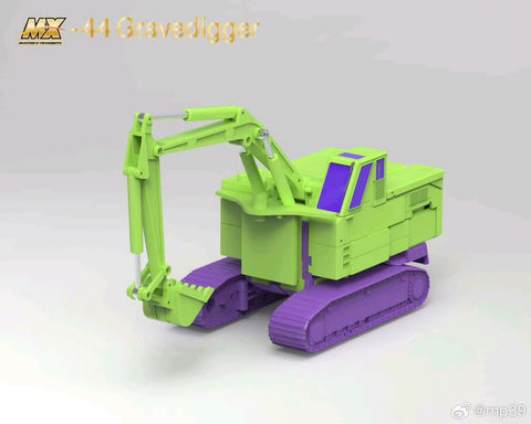 XTransbots MX-44 Gravedigger (Scavenger, Devastator Combiner)  X-transbots 22cm / 8.7"