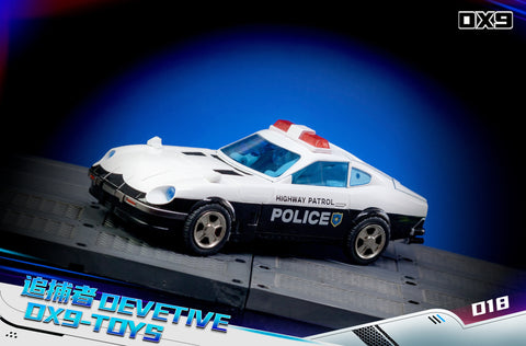 【Pre-Order】DX9 Toys D18 D-18 Devetive (Prowl G1 MP 2.0) 18cm / 7"