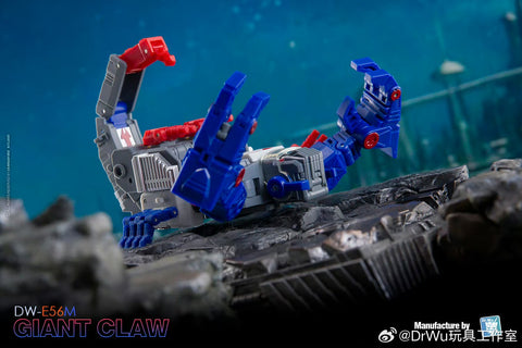【Pre-Order】Dr.Wu & Mechanic Studio Extreme Warfare DWE56M DW-E56M Giant Claw ( Scorponok / Black Zarak ) Blue / Shattered Glass Version Dr Wu 10cm / 4"