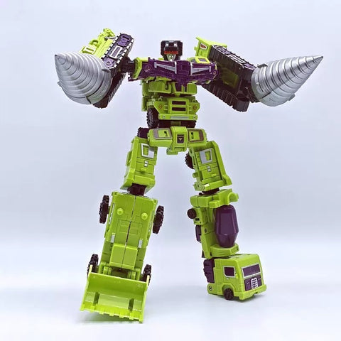 【Loose Pack】4th Party Xingjiang ST10 ST-10 6 in 1 Set KO DX9 Hulkie ( Devastator Combiner ) 29cm / 11.5"