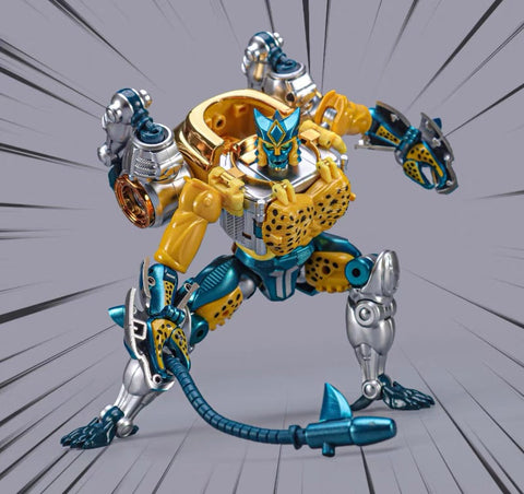 Transart TA BWM-03 BWM03 BWM-03M Metal Leopard Commander (BW Beast Wars Transmetal Cheetor ) Metallic Version 18cm / 7"