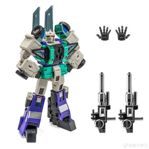 【Pre-Order】Newage H74EXR H-74EXR Cho (G1 Sixshot) New Age Limited Electroplated Version 13.8cm / 5.4"