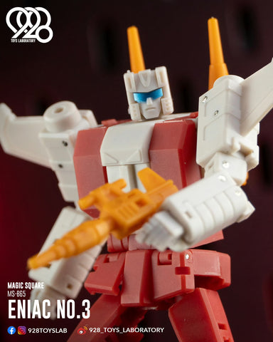 【Pre-Order】Magic Square MS-Toys MS-B65 MSB65 Eniac No.3 (G1 Strafe / Technobots / Computron) 10cm / 4"