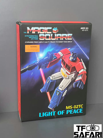 Magic Square MS-Toys MS-02TC MS02TC Light of Peace ( Optimus Prime 2.0 Version) MP Size Toy Color Version 25cm / 9.8"