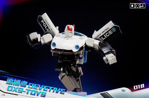 【Pre-Order】DX9 Toys D18 D-18 Devetive (Prowl G1 MP 2.0) 18cm / 7"