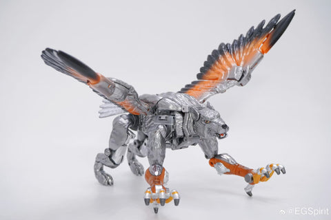 Transart TA BWM-12 BWM12 Wing Wolf Combatant Lightning (BW Beast Wars Maximals Silverbolt) 18.5cm / 7.3"