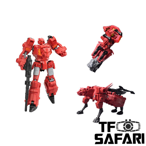 4th Party No Brand NB TV-04 TV04 Deformation Tiger (Predaking Combiner, Rampage) 10cm / 4"