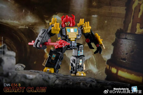 【Pre-Order】Dr.Wu & Mechanic Studio Extreme Warfare DWE56B DW-E56B Giant Claw ( Scorponok / Black Zarak ) Black Version Dr Wu 10cm / 4"
