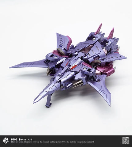 Pangu Toys PT-06 PT06 Flame Blave Storm (Modified Iron Factory EX48 Hannyamaru, Samurai Cyclonus) 15cm / 5.9"