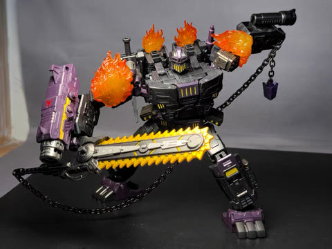 ZX Studio ZX-20 ZX20 Upgrade Kit / Weapon Set (Saw Blade)  for Age of the Primes AoP Megatronus The Fallen Upgrade Kit