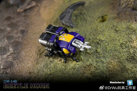 Dr.Wu & Mechanic Studio Extreme Warfare DW-E47 Smoke Dust (Smokescreen) / DW-E48 Beetle Horn (Bombshell) 2 in 1 set 4.5cm