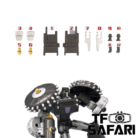 Go Better Studio GX-79 GX79 Upgrade Kit / Gap fillers for Timelines Hearts of Steel Megatron Upgrade Kit