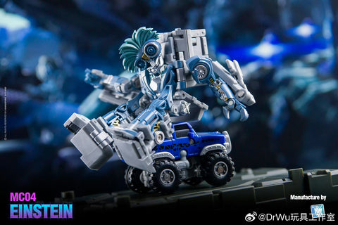 Dr.Wu & Mechanic Studio Movie Collector MC04 MC-04 Einstein ( Brains Legends Class fit to SS series) Dr Wu  8cm / 3.15"