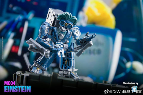 【Pre-Order】Dr.Wu & Mechanic Studio Movie Collector MC04 MC-04 Einstein ( Brains Legends Class fit to SS series) Dr Wu  8cm / 3.15"