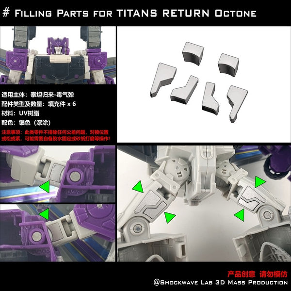 Shockwave Lab Filler Upgrade Kit – Resin Accessories For WFC/SS/Legacy/Kingdom Transformers
