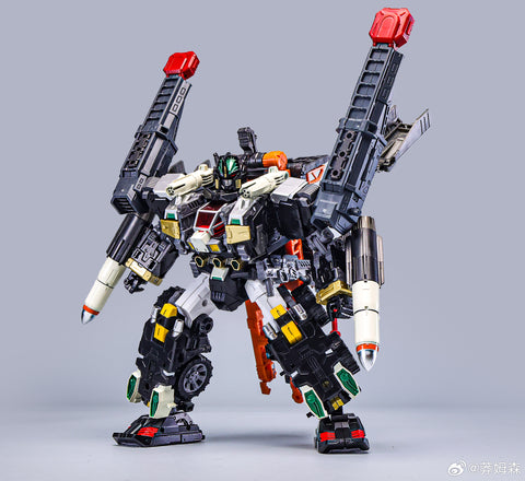 4th Party No Brand POP01B POP-01B Original Optimus Prime (KO Diaclone DA65 Battle Convoy Black Version) 18.5cm / 7.3"