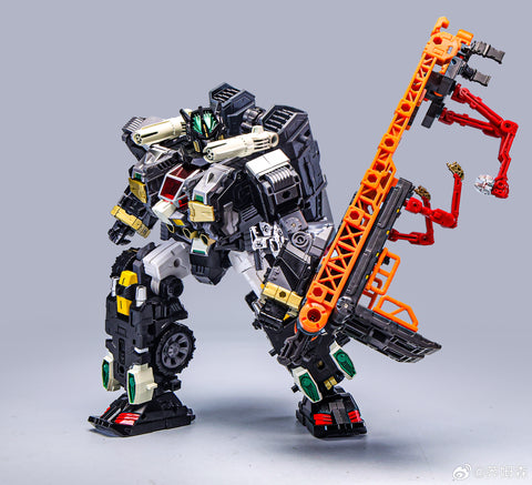 4th Party No Brand POP01B POP-01B Original Optimus Prime (KO Diaclone DA65 Battle Convoy Black Version) 18.5cm / 7.3"