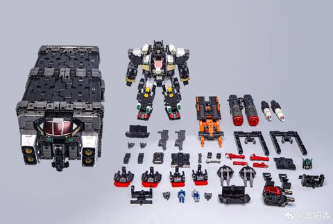 4th Party No Brand POP01B POP-01B Original Optimus Prime (KO Diaclone DA65 Battle Convoy Black Version) 18.5cm / 7.3"
