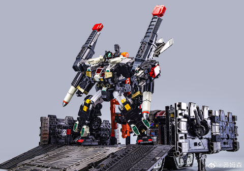 4th Party No Brand POP01B POP-01B Original Optimus Prime (KO Diaclone DA65 Battle Convoy Black Version) 18.5cm / 7.3"